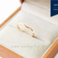 Official website jewelry fashion wavy ring curve beauty joint ring small fresh ring
