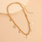 Jewelry Creative Gold Star Pendant Exaggerated Personality Versatile Ladies Necklace