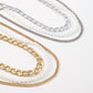 N148 Multilayer Necklace Retro Simple Personality Necklace Imitation Pearl Sweet Cool Popular Necklace