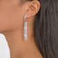 E185 Exaggerated Rhinestone Light Luxury Personality Earrings Temperament Long Earrings Cold Internet Celebrity Earrings Female