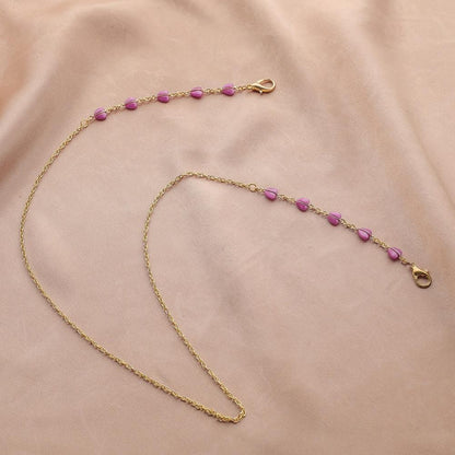 Jewelry fashion gold love mask chain simple multi-purpose anti-lost anti-drop glasses chain accessories