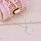 Jewelry Moon Necklace Women's Clavicle Chain Electroplated Gold Silver Crescent Pendant
