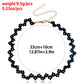 Explosive summer ins black crystal hand-woven necklace necklace female trend jewelry choker