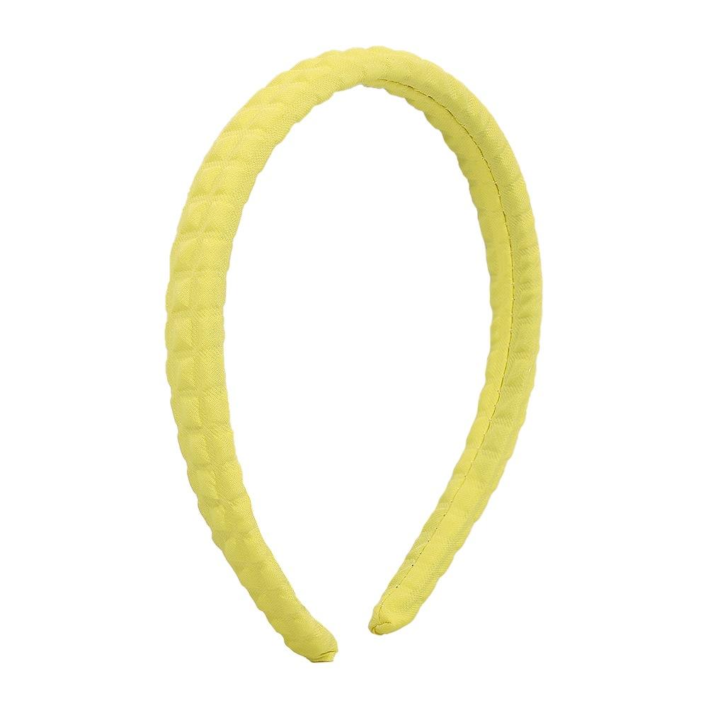 F3863 Xiaohongshu fashion net red hair card spring and summer candy color girl hair accessories solid color fabric headband