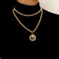Jewelry Temperament Simple Imitation Pearl Set Necklace Personality Hip Hop Bead Chain Portrait Necklace