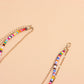 Jewelry fashion women's long multi-layer rice bead chain electroplating metal elephant pendant necklace