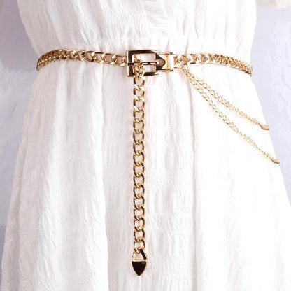 Waist chain ins personalized fashion chain chain belt trendy all-match metal ladies belt