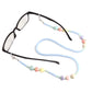 Glasses chain mask hanging chain peach heart imitation pearl trend jewelry decoration non-slip chain