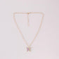 Dongdaemun Temperament Rhinestone Butterfly Necklace Metal Drip Oil Necklace Women's Versatile Necklace Clavicle Chain
