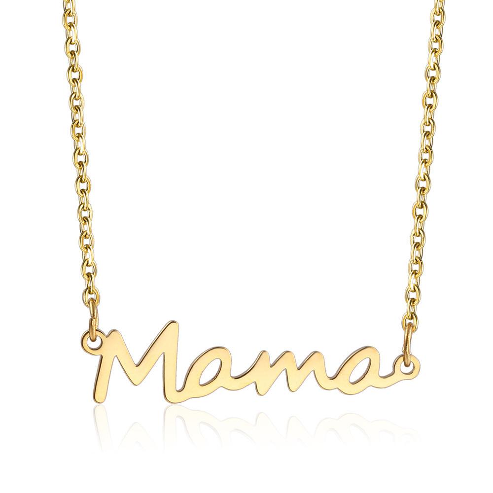 Mama Stainless Steel Alphabet Bracelet Mother's Day Series Ladies Jewelry