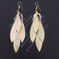 Fashion Simple Four Leaf Thread Shiny Earrings Christmas Lady Ornaments