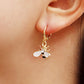 Jewelry ins hot girl multi-element bee geometric pendant earrings female earrings high-end ladies