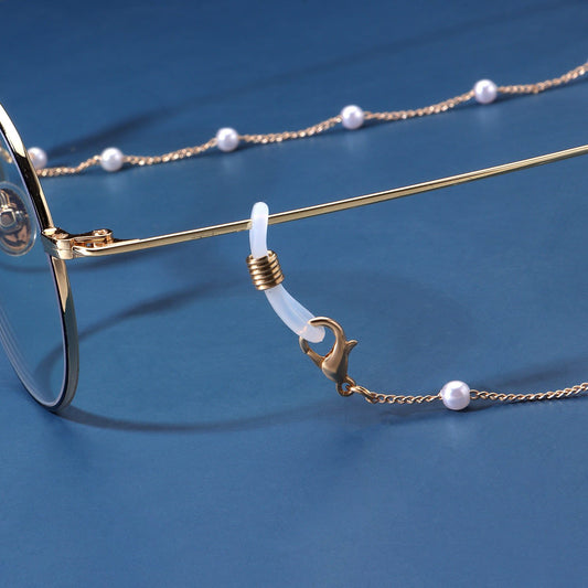 Jewelry Simple Fashion Temperament Pearl Glasses Chain Ladies Mask Mask Dual Use Chain Accessories