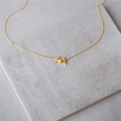 Fashion Jewelry Female Personality Crab Pendant Necklace Clavicle Chain