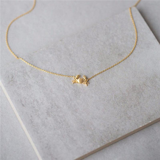 Fashion Jewelry Female Personality Crab Pendant Necklace Clavicle Chain