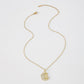 ZN14 Net Red Necklace Creative Zircon Simple Necklace Light Luxury Personality Religious Clavicle Chain Female