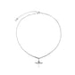 Ins cold cross pendant necklace simple net red temperament tide adjustable clavicle chain female