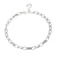 Simple Metal Buckle Clavicle Chain Femininity Short Shiny Necklace Personality Neck Jewelry