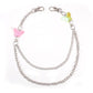 Jewelry Fashion Trend Acrylic Personality Colorful Butterfly Metal Ring Waist Decoration Chain