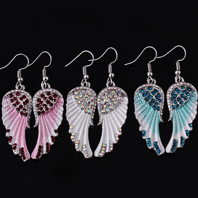 Fashion Angel Wings Diamond Earrings Simple Wings Earrings Earrings Earrings