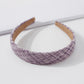 F3868 Light luxury and simple headwear sweet and fragrant plaid hairpin cute girl heart candy color headband