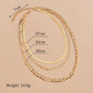 Retro Snake Chain NK Chain Multilayer Necklace Ladies Accessories Set Necklace Jewelry