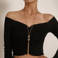 Jewelry Pig Nose Long Tassel Pendant Necklace Female Fashion Simple Chain Necklace Sweater Chain