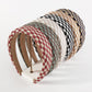 F4955 simple personality pattern hit color geometric headband sponge price high pressure hair elegant outer hair hoop female