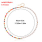 Explosive Bohemian colored rice beads imitation pearl necklace necklace female ins hand-woven necklace