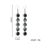 Fashion creative total lunar eclipse luminous earrings personalized retro tassel earrings jewelry