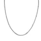 Fashion Simple Men's Stainless Steel Square Pearl Bamboo Single Chain Necklace Versatile Personality