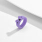 Jewelry simple octopus bear animal resin ring candy color cartoon three-dimensional ring