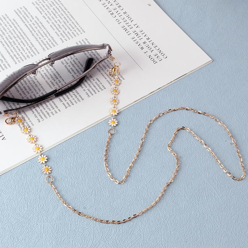 Jewelry chrysanthemum glasses chain dripping oil fashion mask hanging chain anti-slip anti-lost mask chain