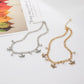 Short Necklace Beautiful Little Angel Tears Water Drops Clavicle Chain Necklace Jewelry Female