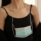 Creative Retro Butterfly Beads Mask Chain White Beads Cute Animal Glasses Chain Anti-lost Mask Hanging Chain