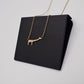 Personality Creative Simple Titanium Steel Giraffe Necklace Clavicle Chain Female Cute Animal Jewelry