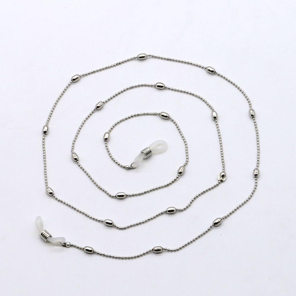 Metal glasses chain net red metal sausage chain mask hanging chain anti-lost non-slip glasses chain
