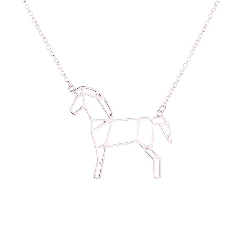 Year Jewelry Unicorn Pony Necklace Pendant