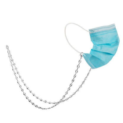 Mask anti-drop lanyard simple stainless steel pig nose chain multi-purpose mask hanging chain glasses chain