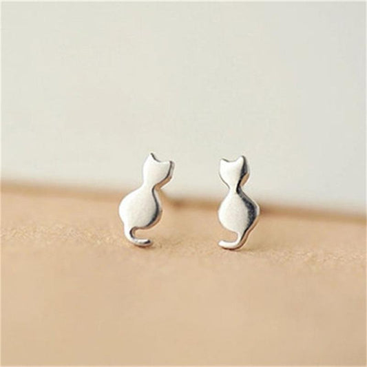 Ear Jewelry Cute Cat Earrings Female Personality Small Animal Earrings Ear Jewelry