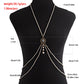 Jewelry ins hot girl imitation pearl eyes beaded body chain jewelry summer