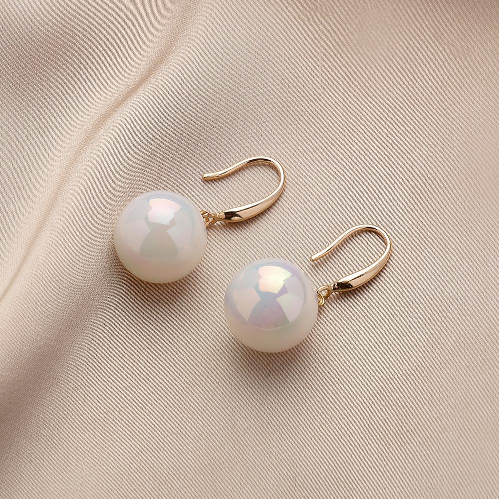 Symphony Mermaid Ji Pearl Earrings Young Niche Light Luxury Design Temperament Earrings Earhook Earrings