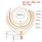 Fashion Jewelry Personality Simple OT Buckle Multilayer Necklace Hip Hop Retro Metal Butterfly Necklace Female