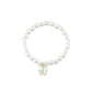 Fashion Plate Alloy Butterfly Pendant Bracelet Simple Imitation Pearl Bracelet Hand Decoration