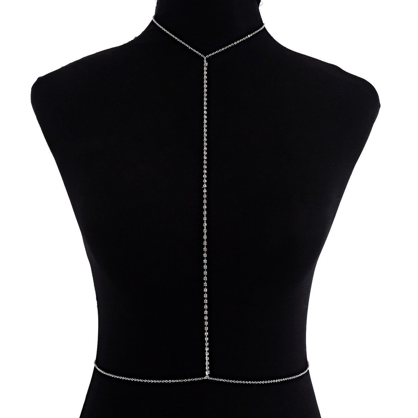Jewelry Simple Sexy Fashion Casual Body Clothing Chain Exaggerated Trend Diamond Body Chain Female