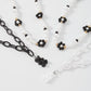 N9943 Ethnic Holiday Beaded Necklace Female Cub Bear Flower Simple Necklace Indifferent Retro Necklace