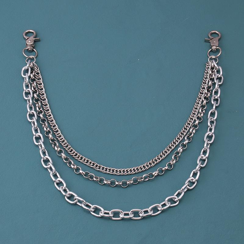 Jeans Pant Chain Fashion Metal Decoration Waist Chain Punk Versatile Waist Accessories Body Chain