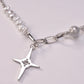 Jewelry Asymmetric Shaped Luminous Pearl Necklace Female Abstinence Department Night Cold Trendy Money Jewelry