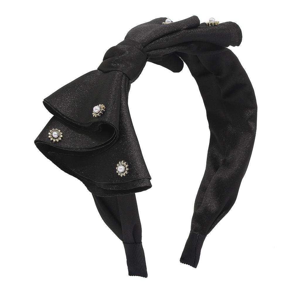 F3754 Temperament Super Fairy Headband Simple Candy Color Bow Hair Accessories Slim and Exquisite Headband