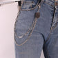 Sexy bikini shorts waist chain men and women neutral metal pants chain little punk personality pants chain